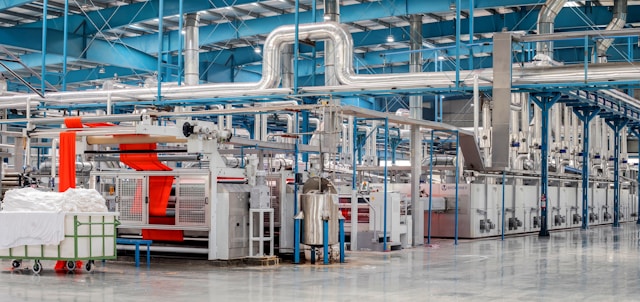 Factory automation and IoT illustration