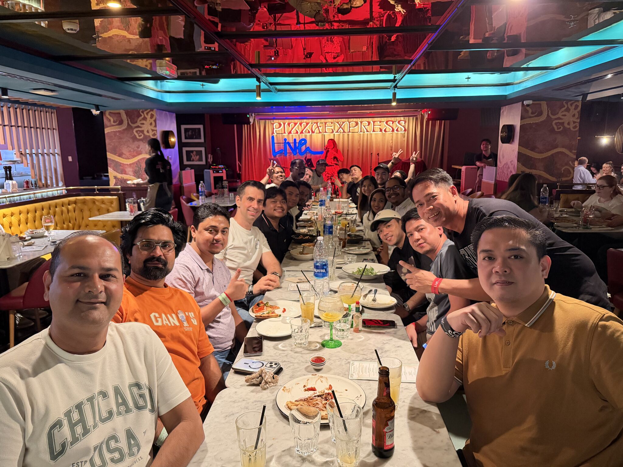 Big shout out to the team for a brilliant outing and the chance to break bread together… with a large amount of cheese toppings.
These moments are a great reminder that whilst technology is what we do, people are what make it all work, and bonding over food and downtime is important.
Thank you all for the hard work, support, team banter, late nights, loyalty and for always having each other’s backs. You are the reason for our success, and we genuinely appreciate everything you do.
Looking forward to the next time, and will need a bigger table for the rest of the team who missed this one!